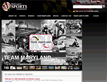 Tablet Screenshot of marylandsports.us
